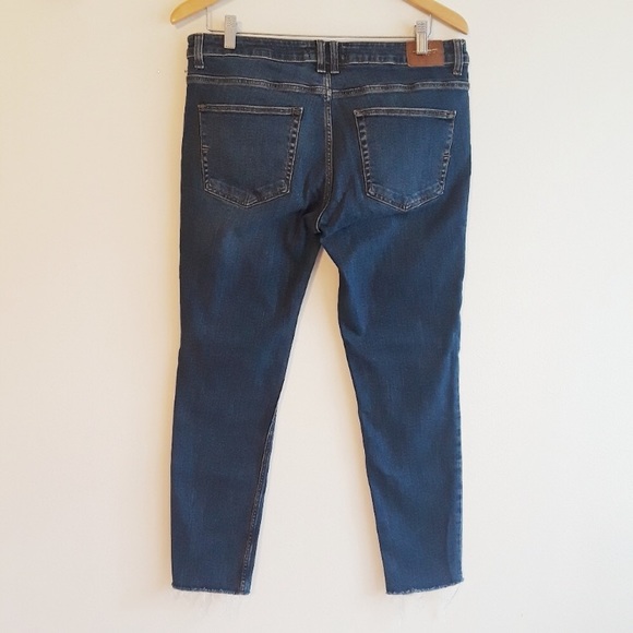 Zara Basic Denim 1975 skinny jeans sz 10 - Picture 3 of 7